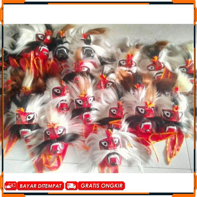 - BERKUALITAS - BUJANG GANONG/GANONGAN GRADE A / Ganongan Jambul / topeng ganong pakem/ganongan pake