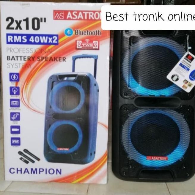 TERBARU - Asatron Speaker Champion 2x10"