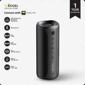 Speaker Eggel Terra 3 Plus S Waterproof RGB Light