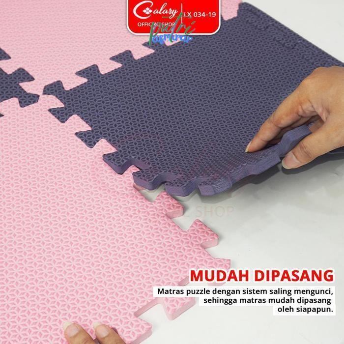 GTU-712 et-98 fsd-34 Matras Puzzle Eva 30x30cm 10mm Alas Puzzle EVA Mat Empuk Bermain Tidur Anak Kar