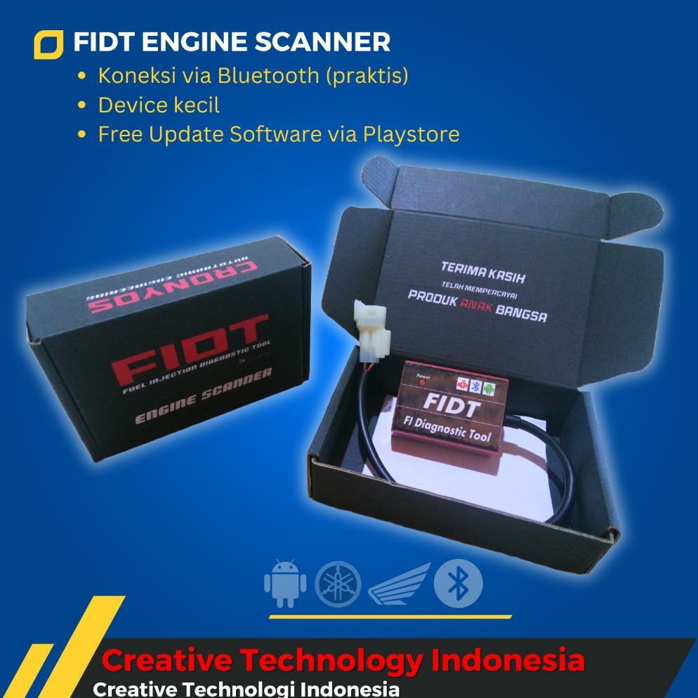 FIDT Scanner Motor Injeksi OBD 1 Android