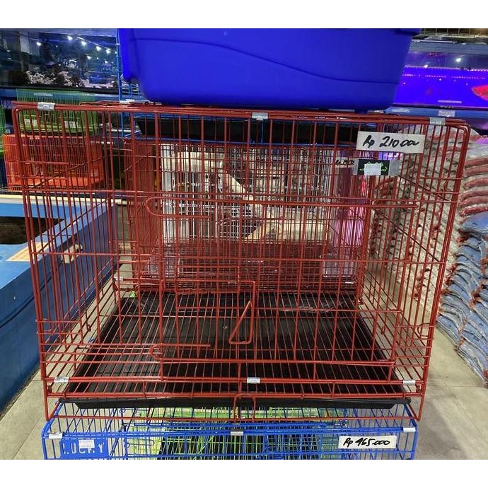 kandang besi kucing anjing kelinci guinea pig musang