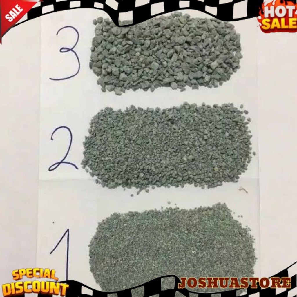 Produk baru Pasir Kucing ZEOLIT dan Tepung ZEOLIT 25kg NO. 0, 1, 2, 3, 4