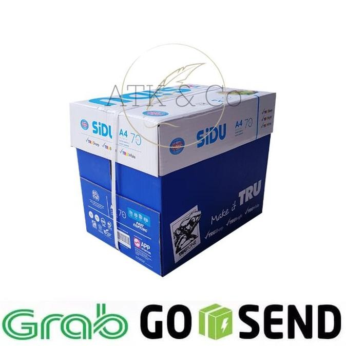 

BEBAS ONGKIR - Kertas HVS A4 70gr Sinar Dunia 1 Dus - Khusus Gosend