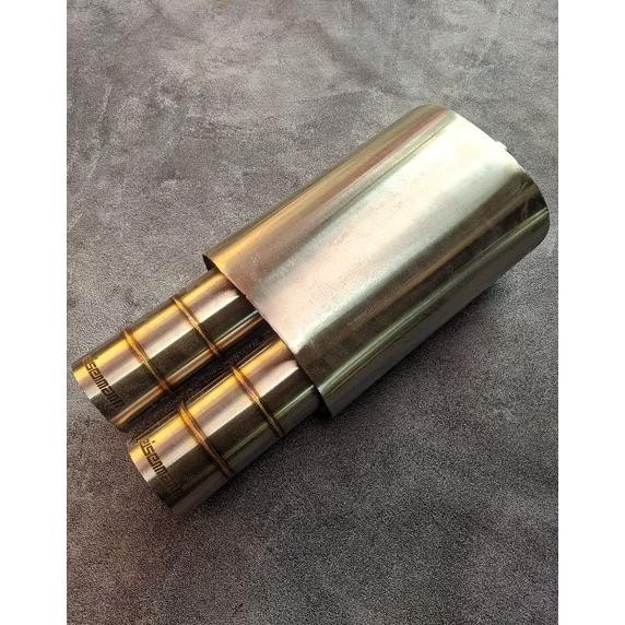 Knalpot Racing mobil Sebring Eisenmann ujung cabang dua suara ngebas/knalpot ngebas ukuran jumbo har