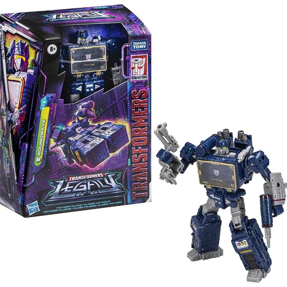 TRANSFORMERS TRA GEN LEGACY EV VOYAGER S SOUNDWAVE ASLI