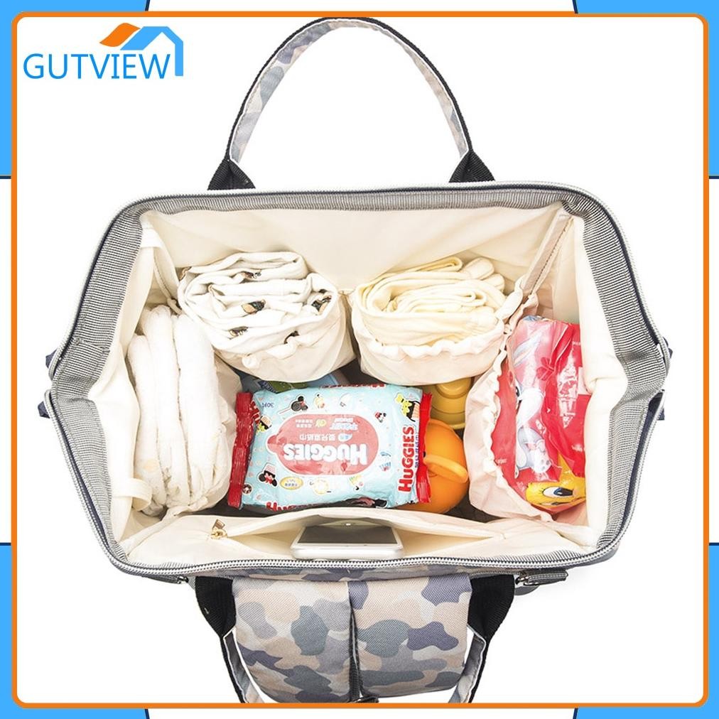 100% Ori Fb-43 Multifungsi Tahan Air Upgrade Tas Popok Ransel Tas Popok Bayi Tas Kasual Tas Travel B