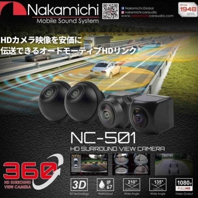 Kamera 360 Mobil Nakamichi Nc-501 / Camera 360 Nakamichi 1080P