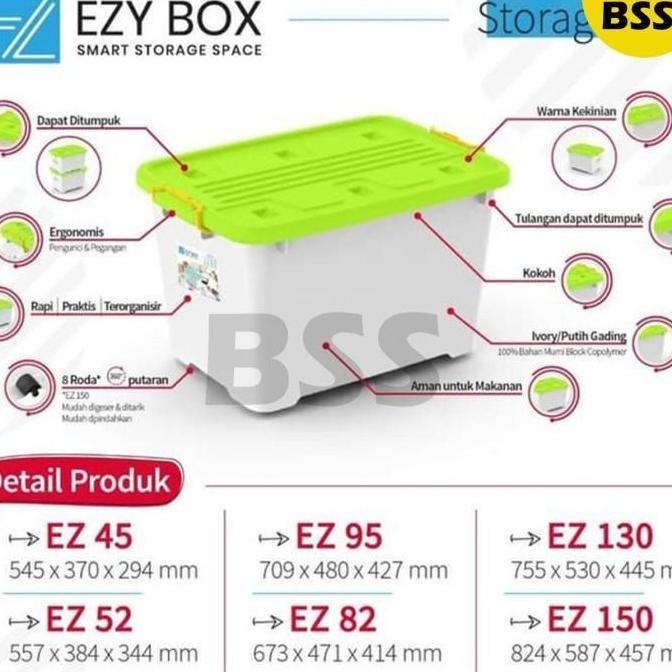 (Good) CONTAINER PLASTIK EZY UKURAN 150 LITER BOX CONTAINER