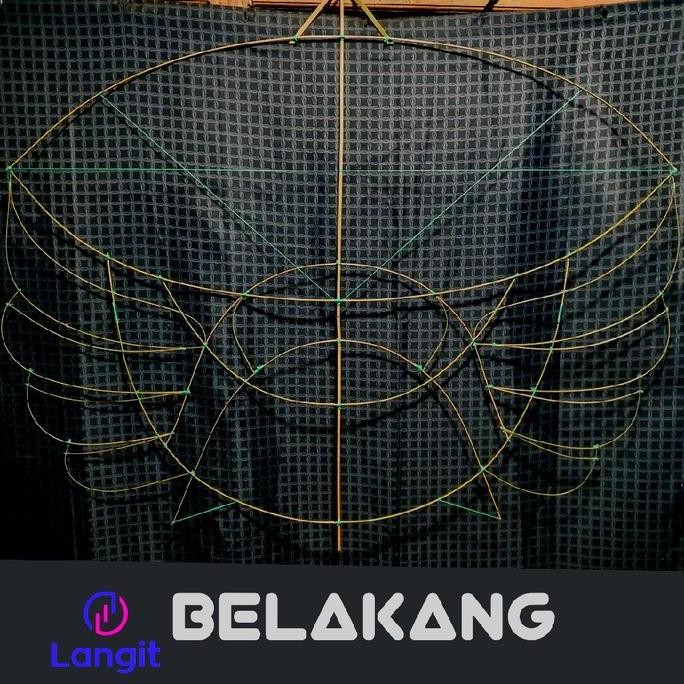 (Good) [ Kerangka layangan ] Kerangka  Ram raman 1,5 meter / 150 cm / Arku layangan ram raman Bambu