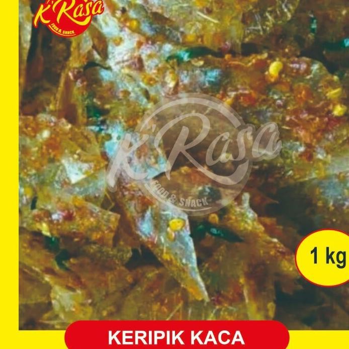 

Krasa Keripik Kaca 1 Kg. Keripik Beling Bikin Ketagihan Extra Pedas Daun Jeruk Segerrr
