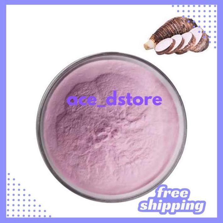 EXTRACT TARO MURNI BUBUK TANPA CAMPURAN MUDAH LARUT TANPA AMPAS UNTUK KUE DAN MINUMAN BY ACE D'STORE