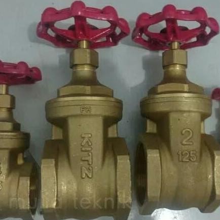 Gate Valve Kitz 2 Inch Kuningan/Bronze Hemat
