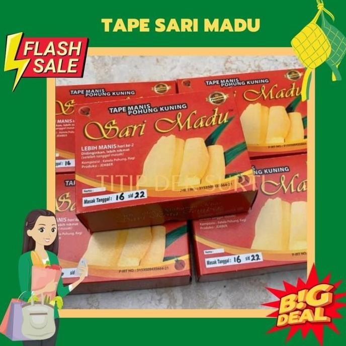 

(Good) (TERMURAH) Tape Sari Madu Khas Jember 600gr