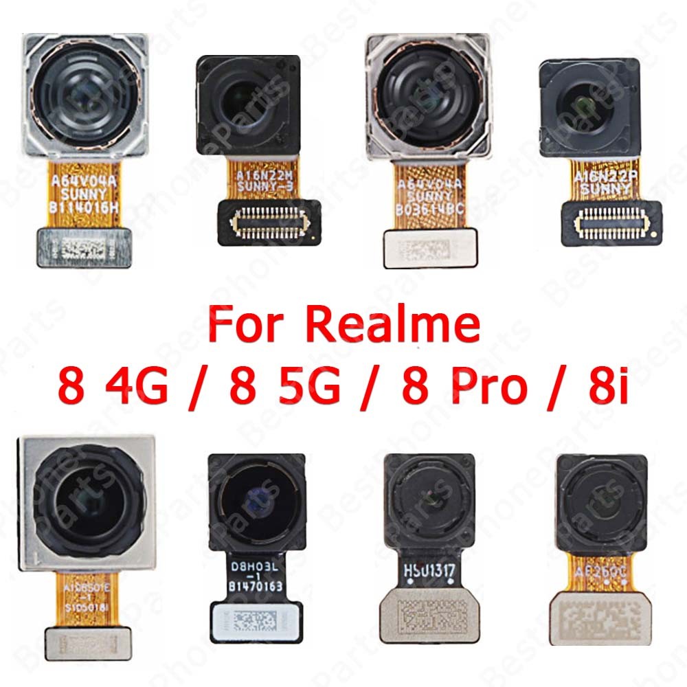 Modul Kamera Tampilan Belakang Selfie Depan Belakang Untuk Realme 8 Pro 8i 8Pro 5G Suku Cadang Pengg