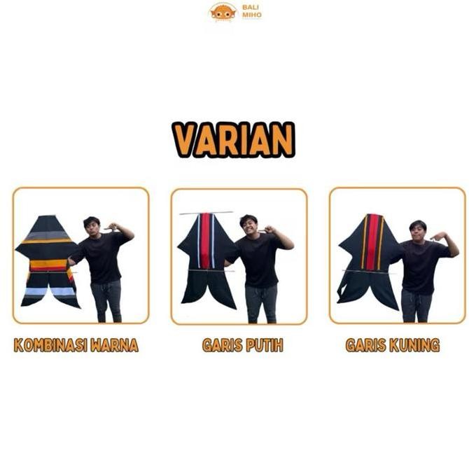 (Good) Layangan Bebean Kain 80 x 1 meter - Bebean Kain - Layangan Ikan Bali - Layangan Knockdown - B