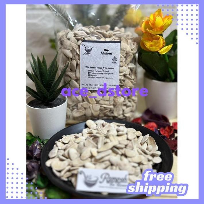 

BIJI MAHONI KUPAS REMPAH BERAT BERSIH PRODUK 500 GRAM BY ACE D'STORE