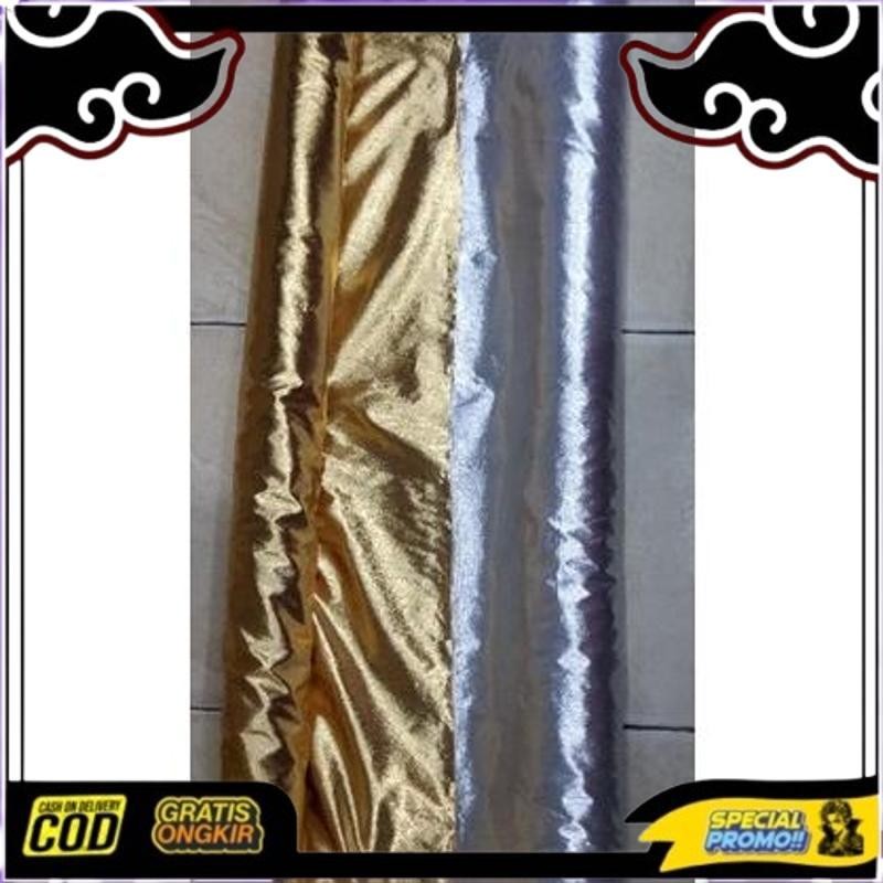Cuci Gudang Kain Lame Silver Dan Gold