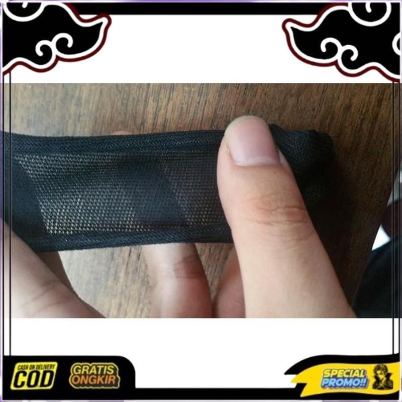 Cuci Gudang Kain Kasa Penutup Box Speaker Tipis / Denis Kasar Hitam (Melar)
