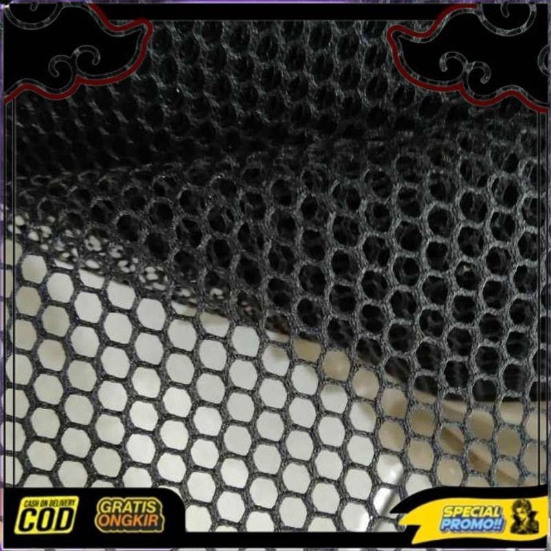 Smile Today Kain / Kain Jala / Kain Penutup Ketebalan 0,5M Speaker Kain Jala Lemes Hitam Tipis Jarin