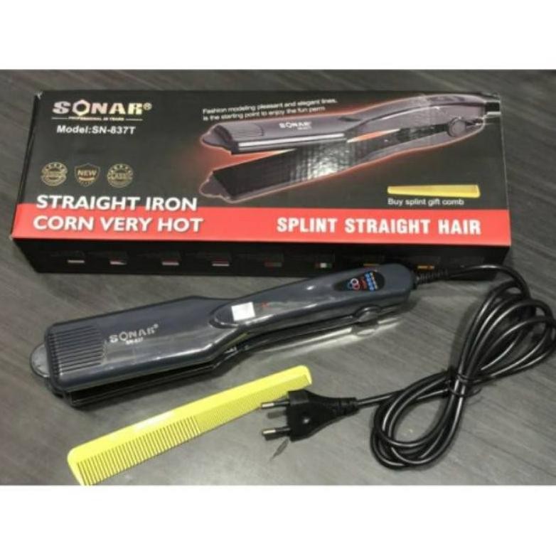 Catokan Rambut SONAR SN 837 // Catok 2in1 Pelurus Rambut