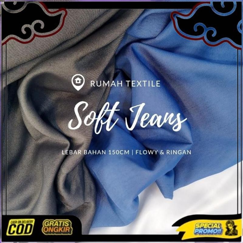 Top Today Soft Jeans/Denim/Kain Denim Tensil/Kain Denim/Tensil Denim/Kain Jeans Soft