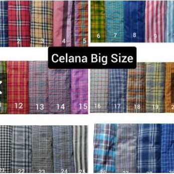 Celana Panjang Santai Jumbo Wanita Pria Celana Katun Celana Tidur -