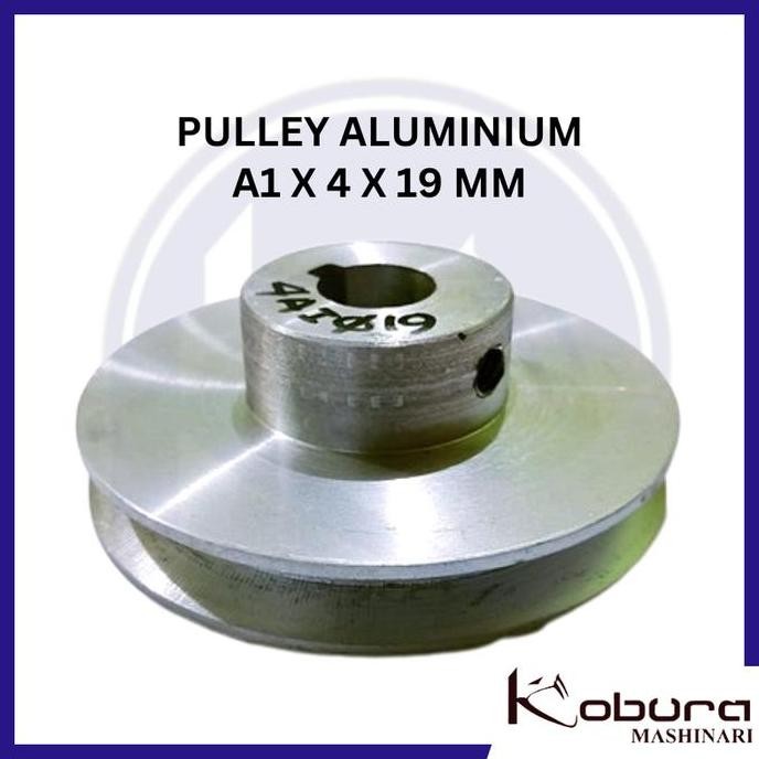 Pulley aluminium ukuran A 1 x 4 x 19 mm