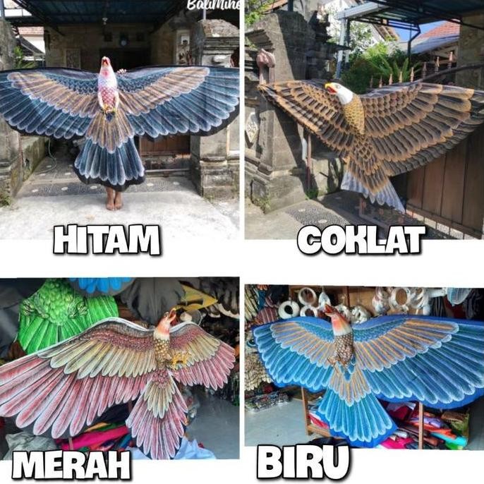 (Good) MJ042 LAYANGAN BURUNG KAIN LAYANGAN ELANG 3 METER LAYANGAN 3 DIMENSI