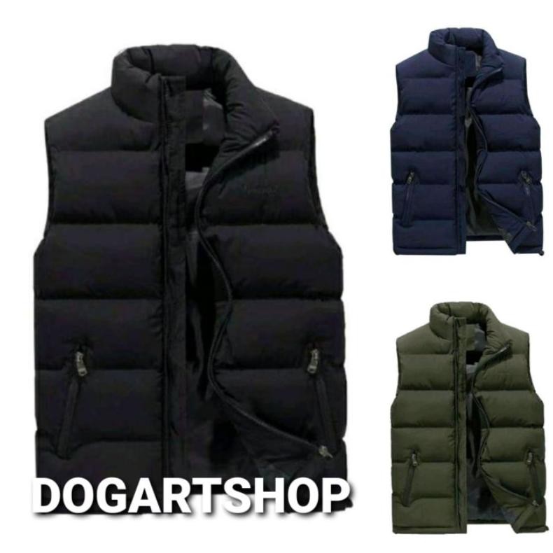 Rompi Motor Pria Parasut Kembung Anti Angin Murah / Jaket Rompi Pria keren Rompi Vest Motor Anti Ang