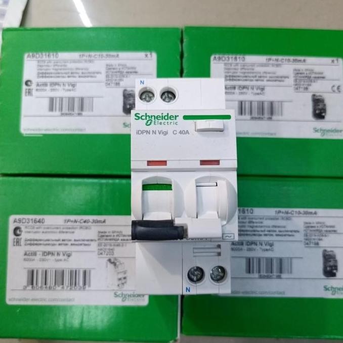 Hits Rcbo Idpn Vigi 2P 40A 30Ma Schneider A9D31640