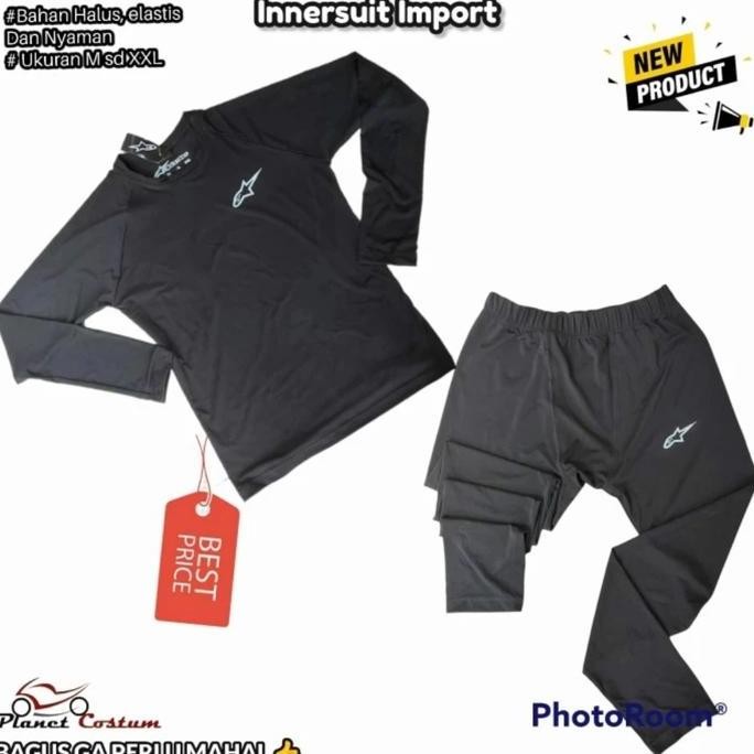 BPIN2 Innersuit Baju Dalaman Wearpack body Protector  Balap touring Harian ALP Motor SEPASANG BASELA
