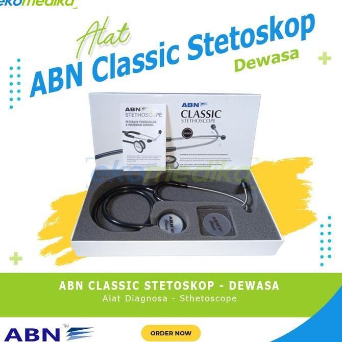 ABN CLASSIC STETHOSCOPE / STETOSKOP DEWASA ORIGINAL DAN TERPERCAYA