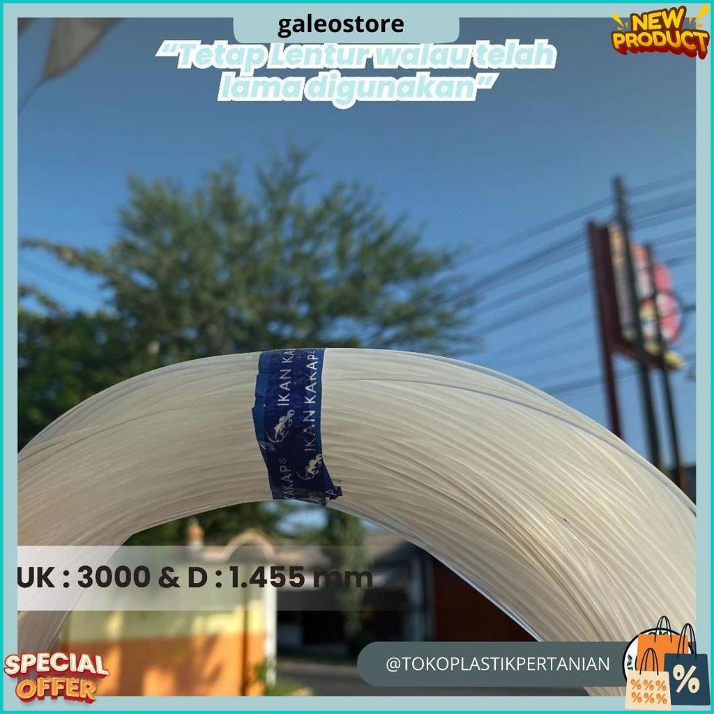 Senar Cap Ikan Kakap  Ukuran 3000 (120)  Per Roll /Tali Senar Pancing / Senar Layangan Terlaris