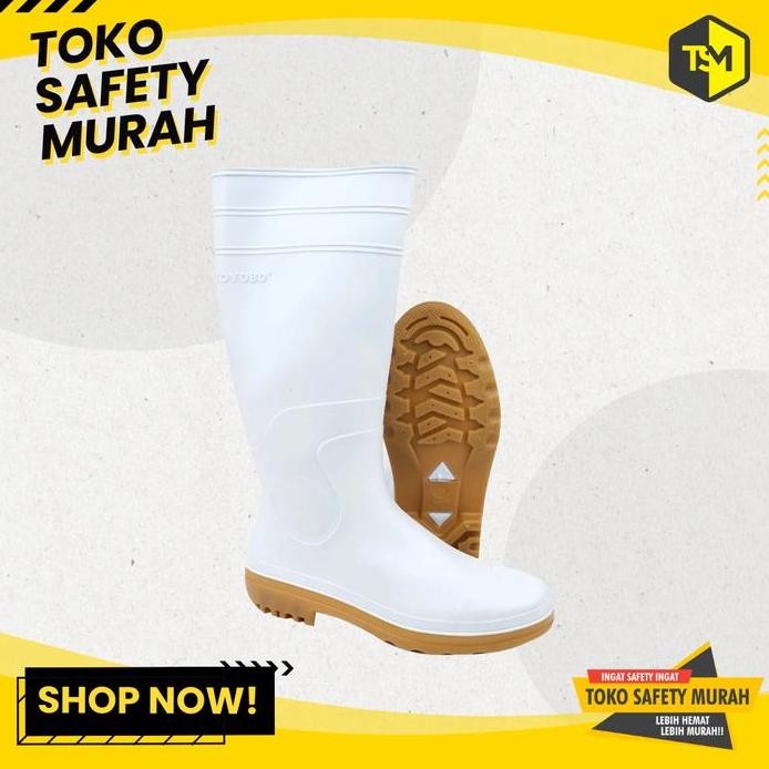 Sepatu Boot Tinggi PVC Karet Proyek TOYOBO 8808 Size 38-44