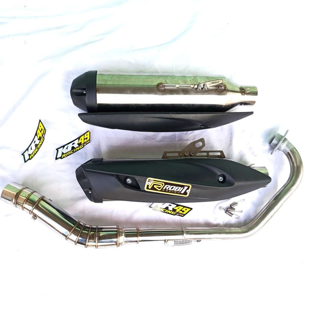 KNALPOT STANDAR RACING BASS ADEM UNTUK VIXION R15 SATRIA FU CB150 CBR150 GSX MX KING SONIC VERZA