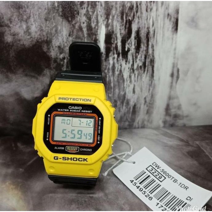 Ready  Gshock DW5600TB series original bergaransi resmi