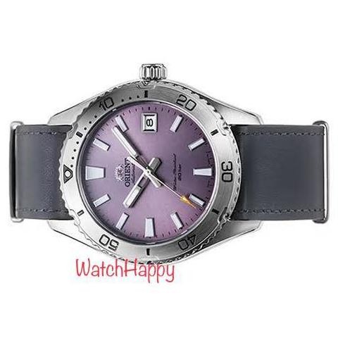 Ready  ORIENT RA-AC0Q07V RA-AC0Q07V10B MAKO AUTOMATIC GREY LEATHER ORIGINAL