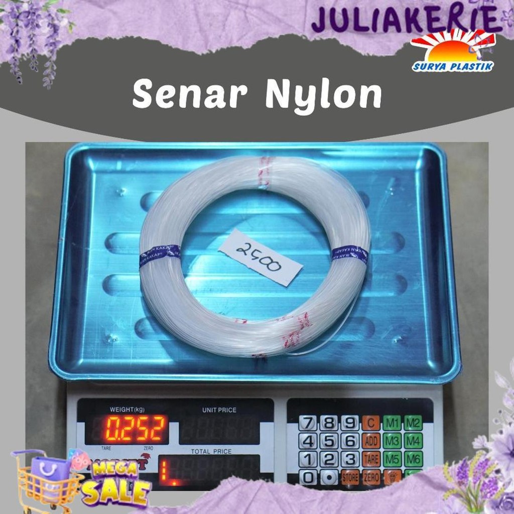 Diskon Senar Cap Ikan Kakap  Ukuran 2500 (110)  per Roll /Tali Senar Pancing / Senar Layangan