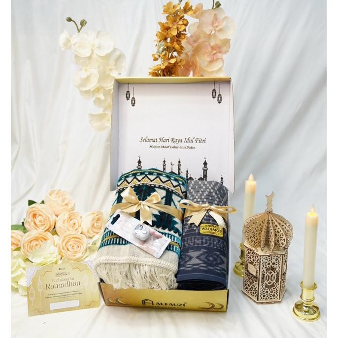 Hampers Sarung Mizan Hampers Ramadhan Pria Hampers Lebaran Hampers Alat Sholat Paket Seserahan