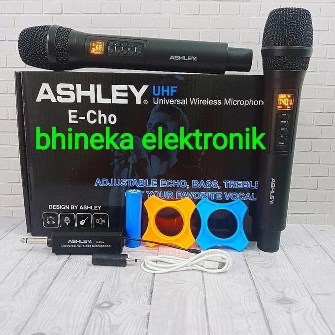 Mic Wireless Ashley E Cho Mic Ashley Echo Original Mic Pegang Pegang
