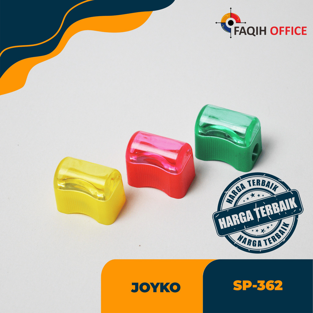 

Rautan Pensil Joyko / Serutan Pensil Joyko / Peruncing pensil Joyko SP 362 Model Roti - Faqih Office
