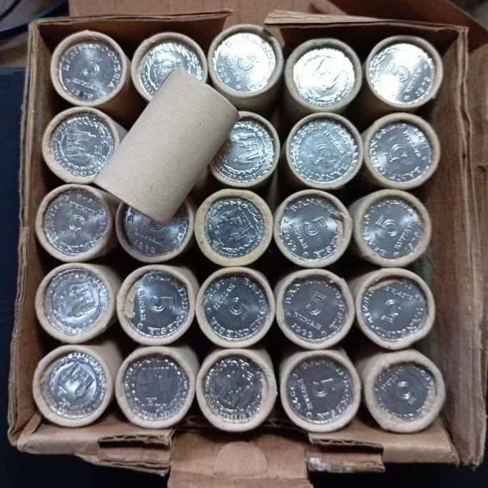 Koin Kuno Indonesia Roll 5 Rupiah KB Tahun 1979