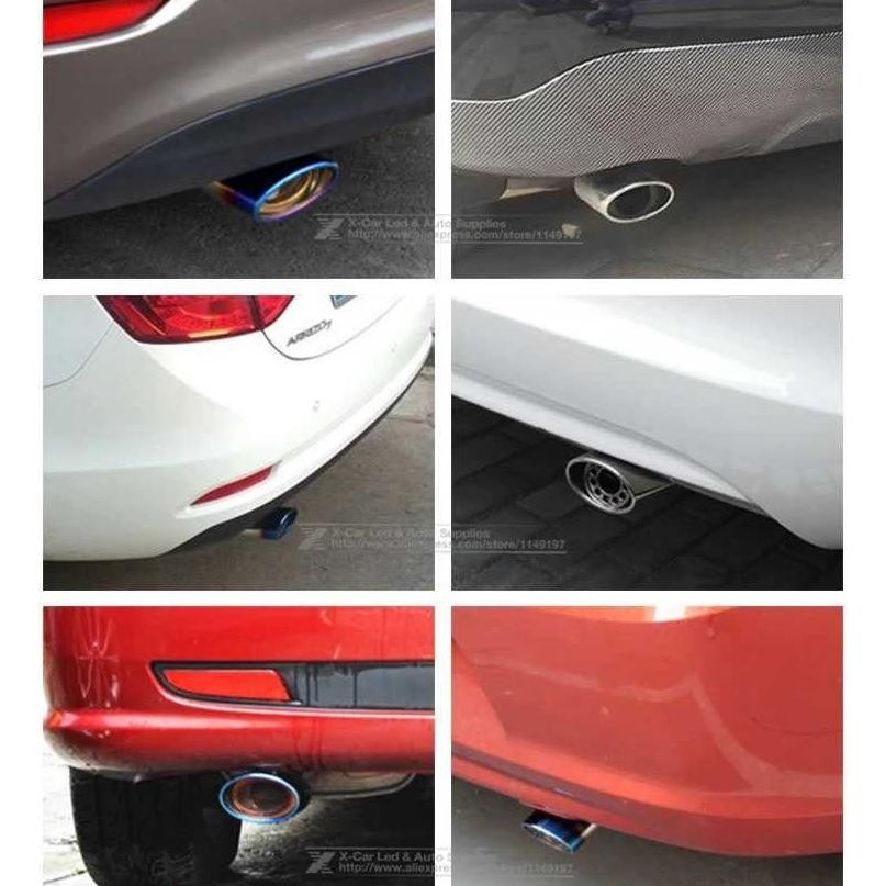 OTOHEROES Muffler Ujung Pipa Knalpot Mobil Racing slincer knalpot racing