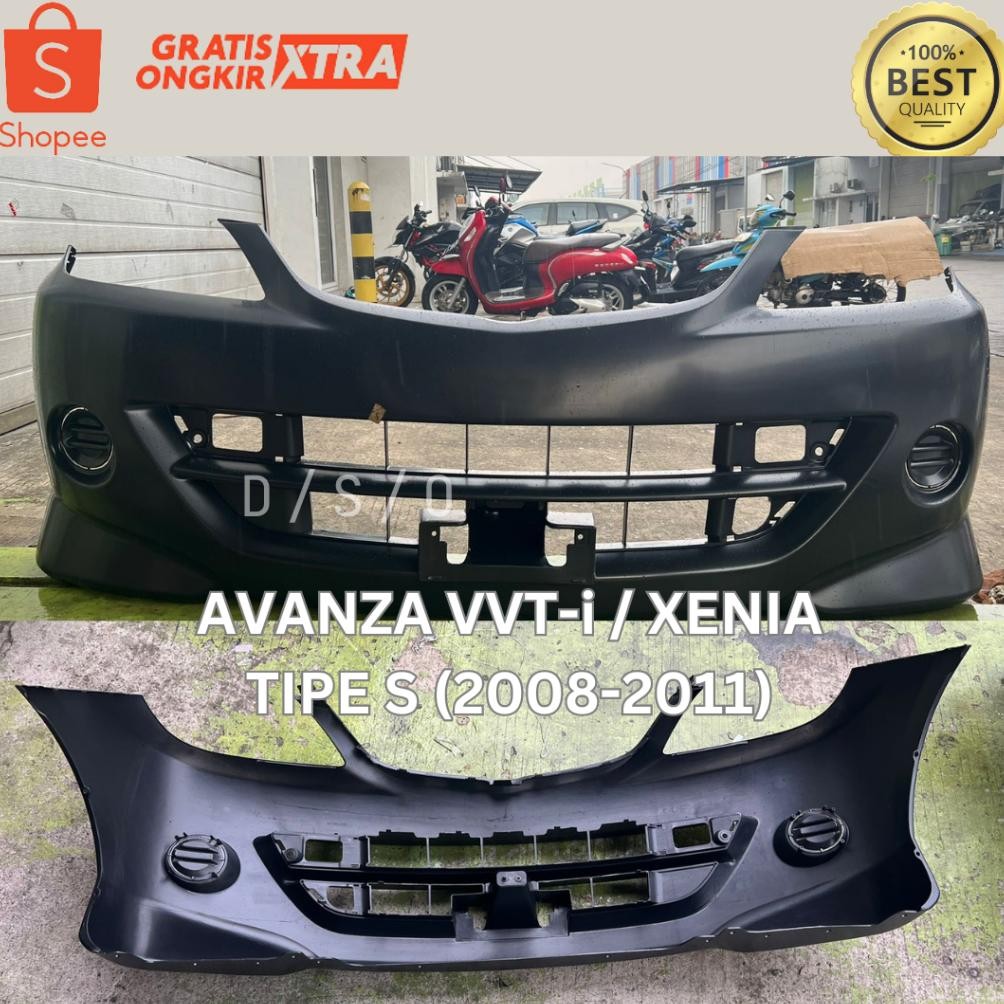 BEMPER BUMPER DEPAN AVANZA 2008 2009 2010 2011 TIPE S XENIA SPORTY BARU IMPORT