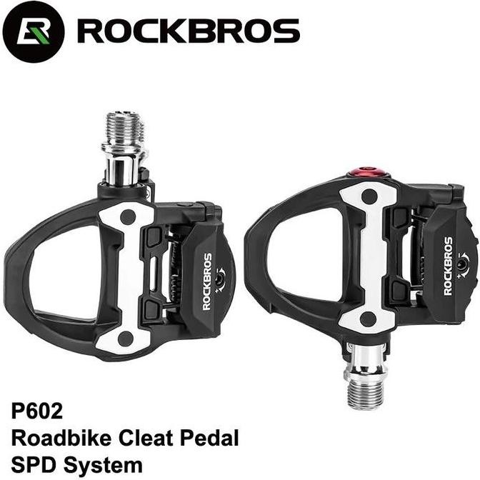 ROCKBROS P602 PEDAL CLEAT SEPEDA SEPATU SPD SYSTEM FOR ROADBIKE SHOES ORIGINAL DAN TERPERCAYA