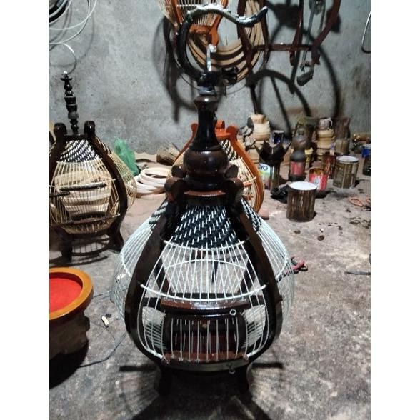 SANGKAR MINI PERKUTUT TEBOK LEPAS