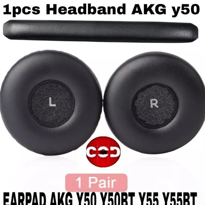 DB202 }} Foam Earpad Headband AKG Y 50 55 Y50 Y55 BT Ear Pad Cup Busa Headphone