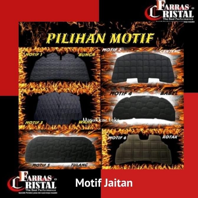 peredam panas Eklusiv kap mesin mobil Toyota Rush 2018- 2