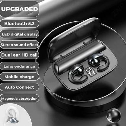 DI158 >> S19/M19 TWS 5.0 Headset Bluetooth Earbud Nirkabel Earphone Stereo Olahraga Mini Konduksi Tu